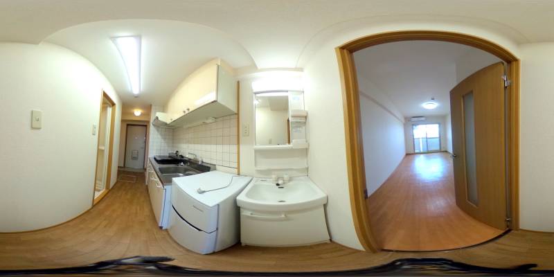 パノラマ画像洗面所