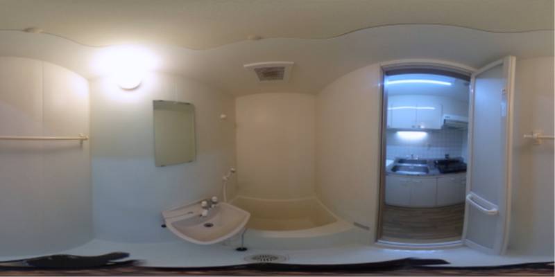 パノラマ画像バスルーム