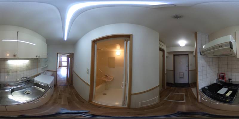 パノラマ画像キッチン