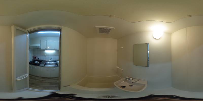 パノラマ画像バスルーム