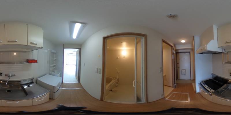 パノラマ画像キッチン