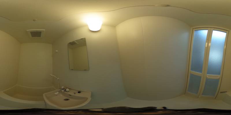 パノラマ画像バスルーム