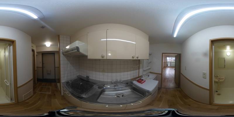 パノラマ画像キッチン