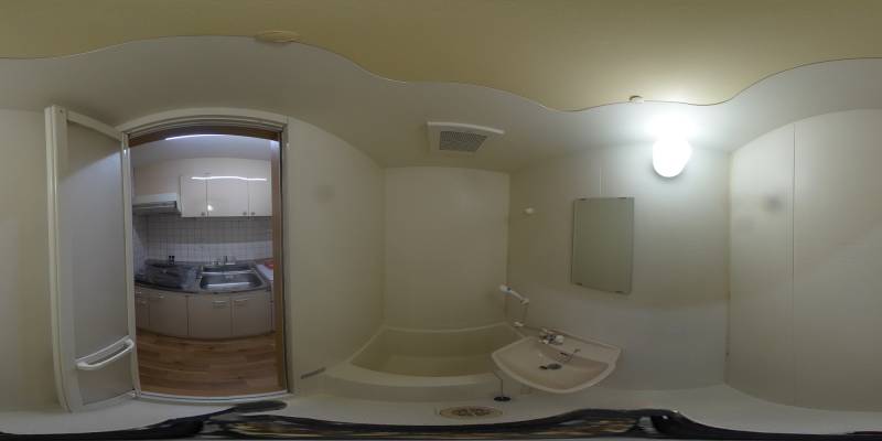 パノラマ画像バスルーム