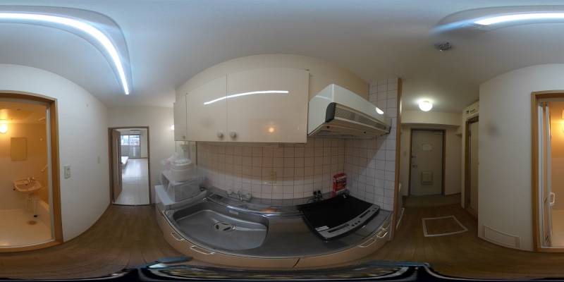 パノラマ画像キッチン