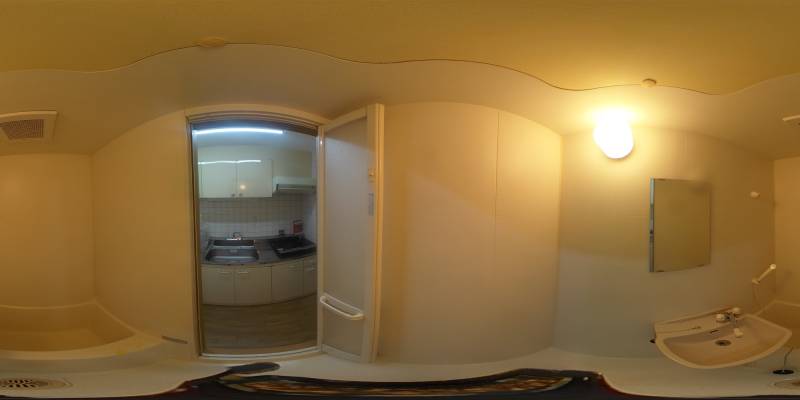 パノラマ画像バスルーム