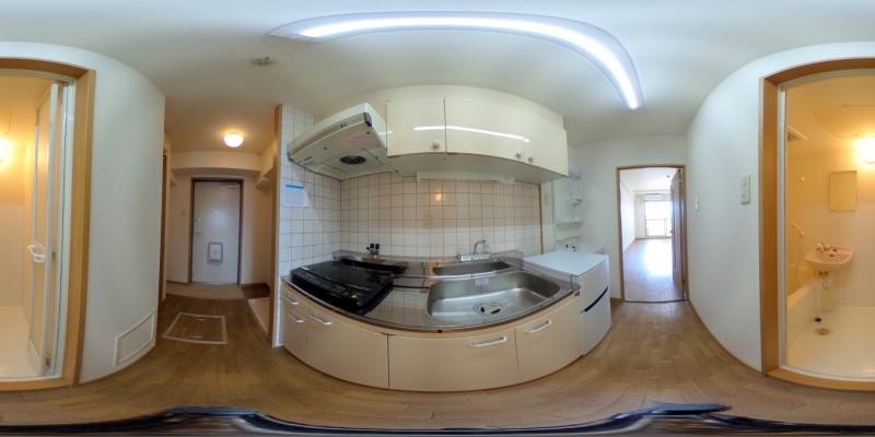 パノラマ画像キッチン