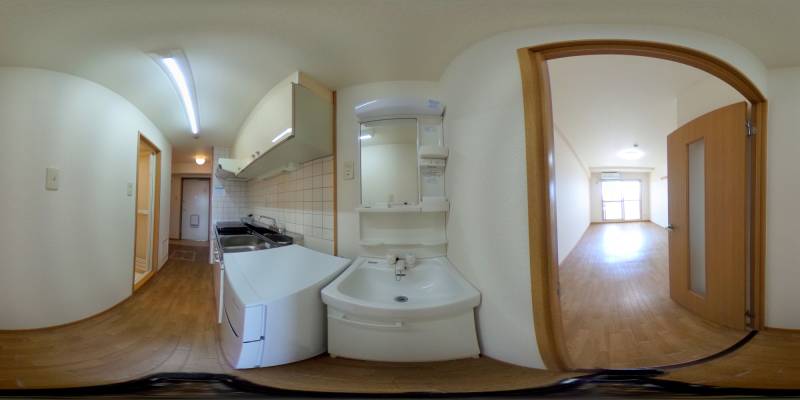 パノラマ画像洗面所