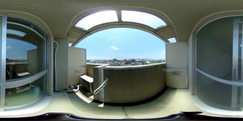 パノラマ画像バルコニー