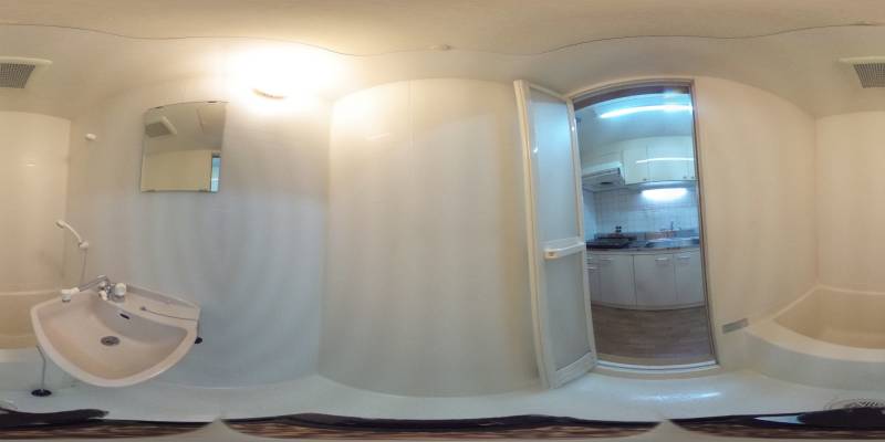 パノラマ画像バスルーム