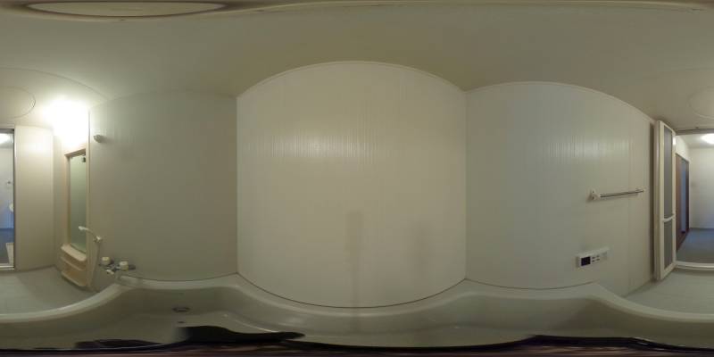 パノラマ画像バスルーム