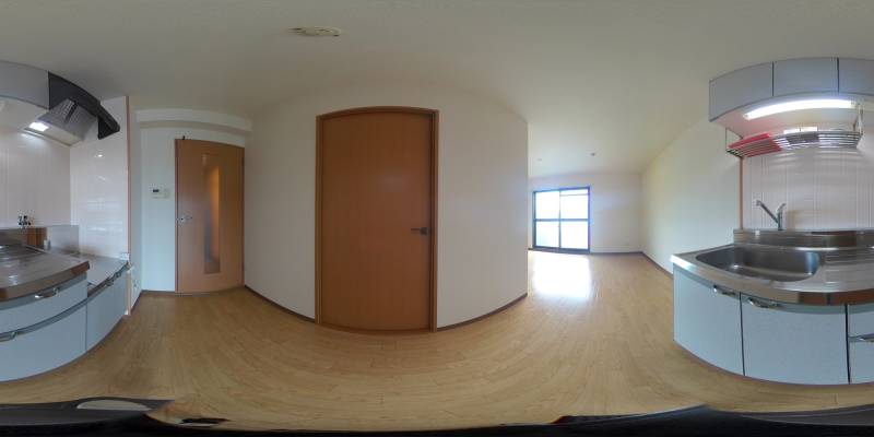 パノラマ画像キッチン