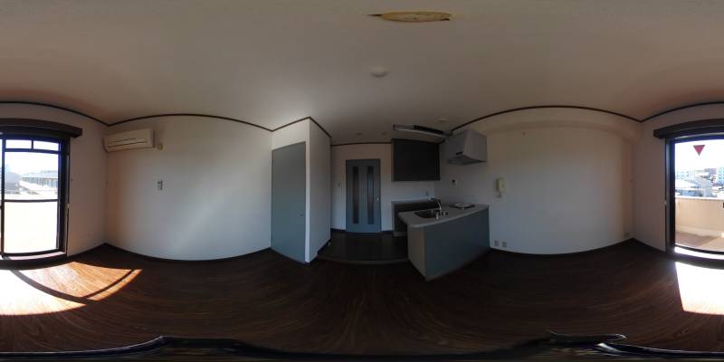 パノラマ画像洋室