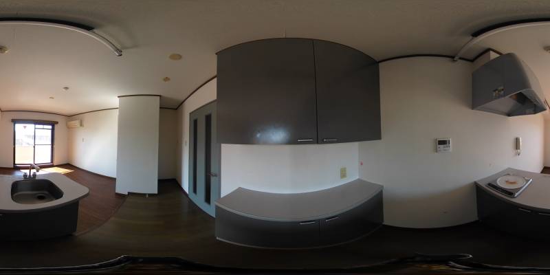 パノラマ画像キッチン