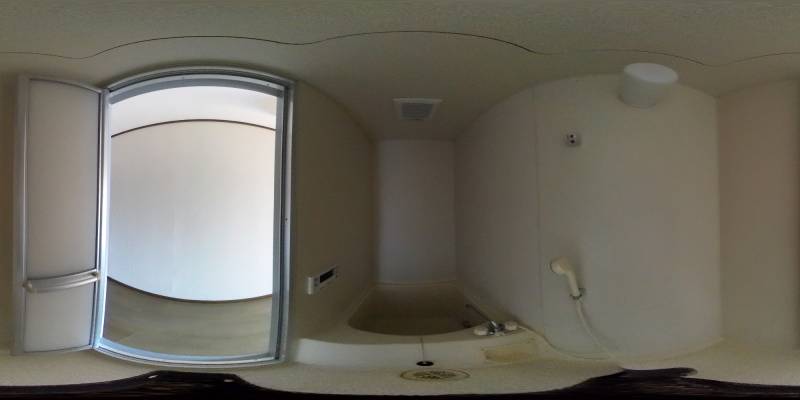 パノラマ画像バスルーム