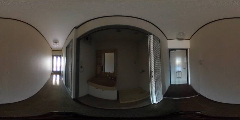 パノラマ画像洗面所