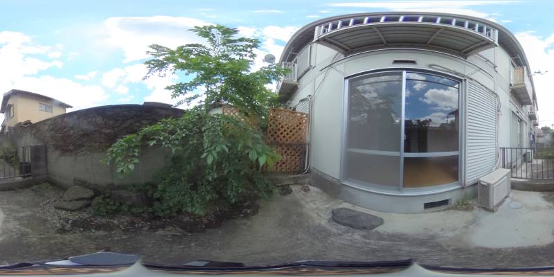 パノラマ画像バルコニー