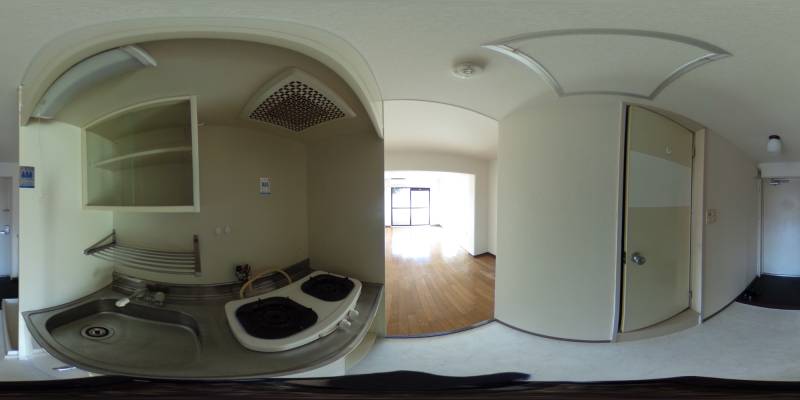 パノラマ画像キッチン