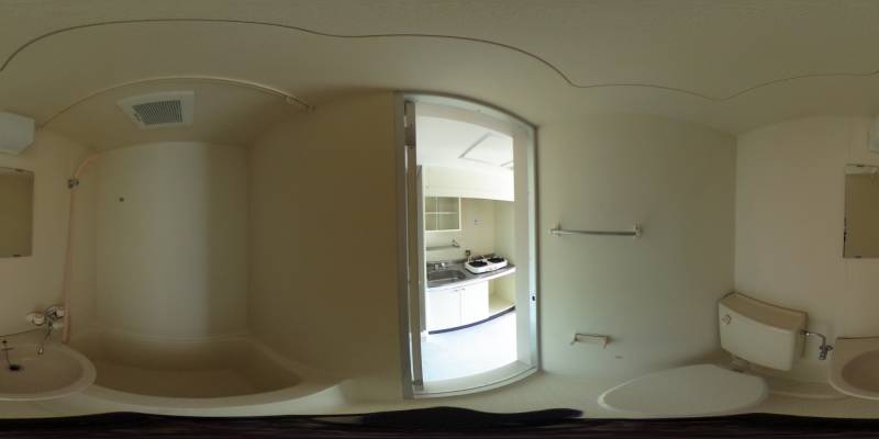 パノラマ画像バスルーム