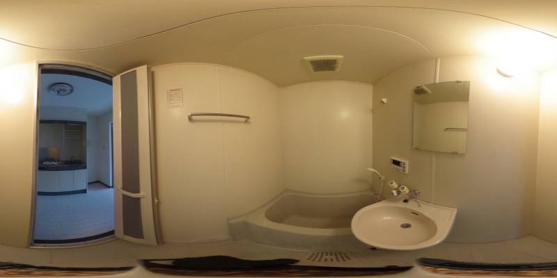 パノラマ画像バスルーム