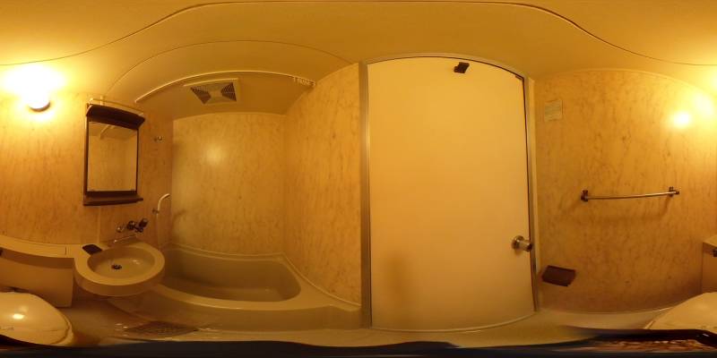 パノラマ画像バスルーム