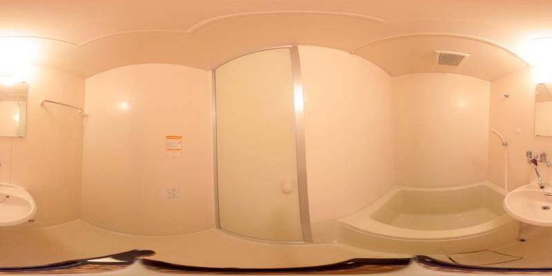 パノラマ画像バスルーム