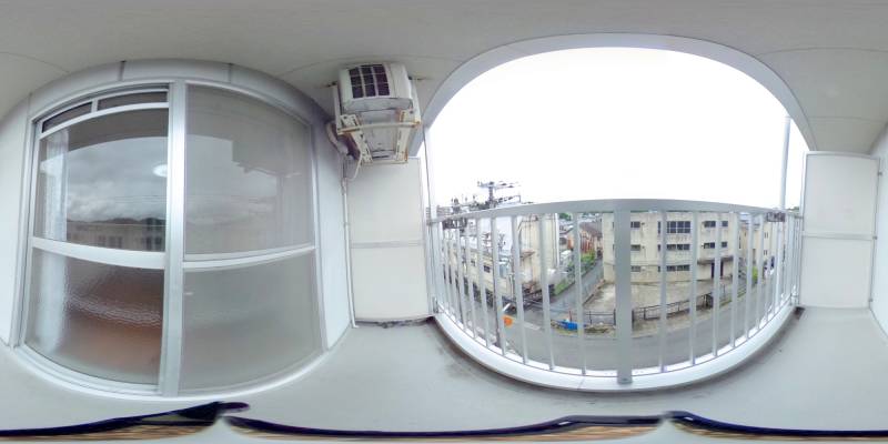 パノラマ画像バルコニー