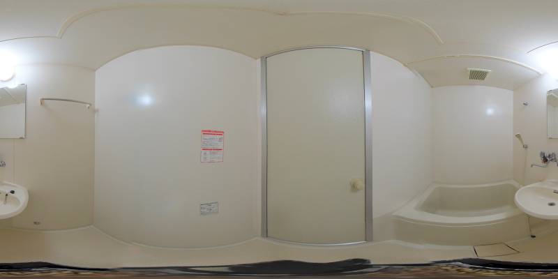 パノラマ画像バスルーム