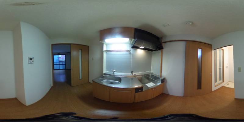 パノラマ画像キッチン