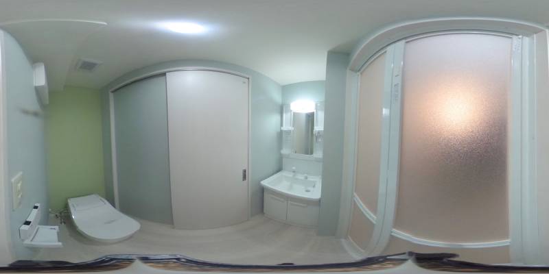 パノラマ画像洗面所