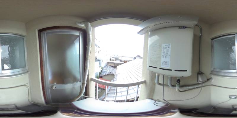 パノラマ画像バルコニー