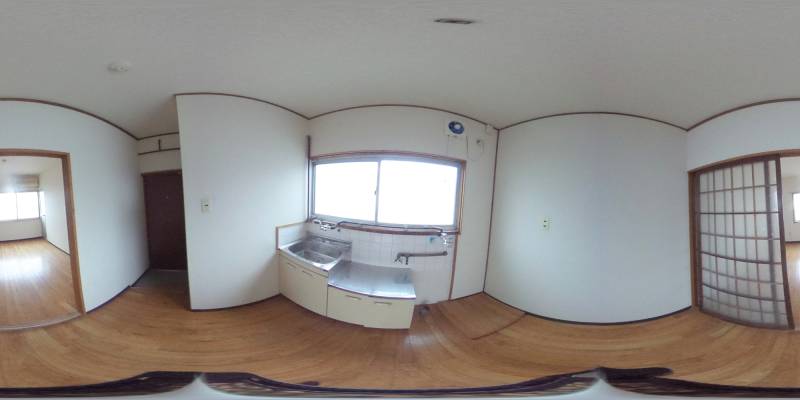 パノラマ画像キッチン