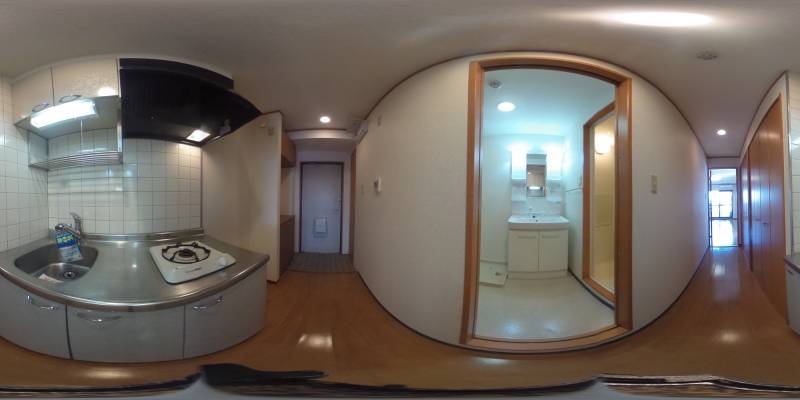 パノラマ画像キッチン