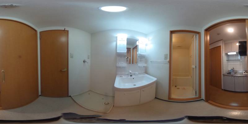 パノラマ画像洗面所