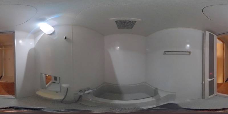 パノラマ画像バスルーム