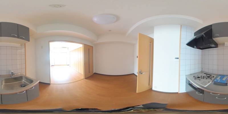 パノラマ画像キッチン