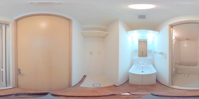 パノラマ画像洗面所