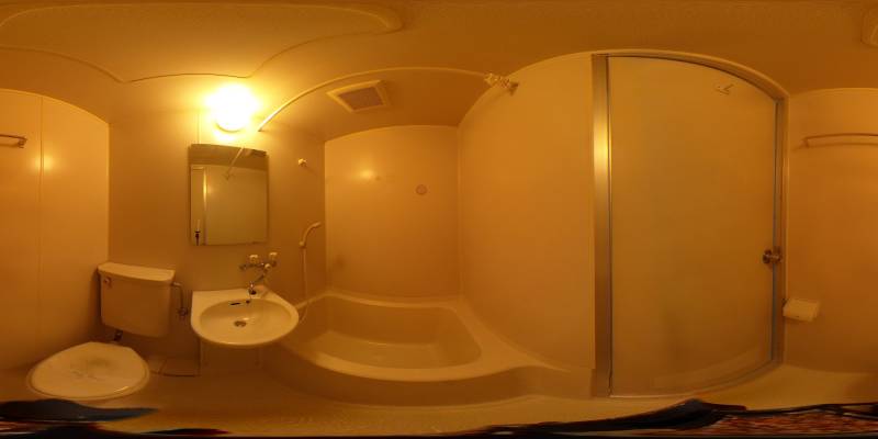 パノラマ画像バスルーム