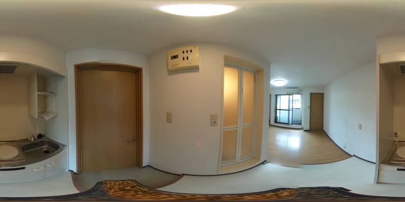 パノラマ画像キッチン