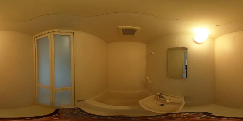 パノラマ画像バスルーム