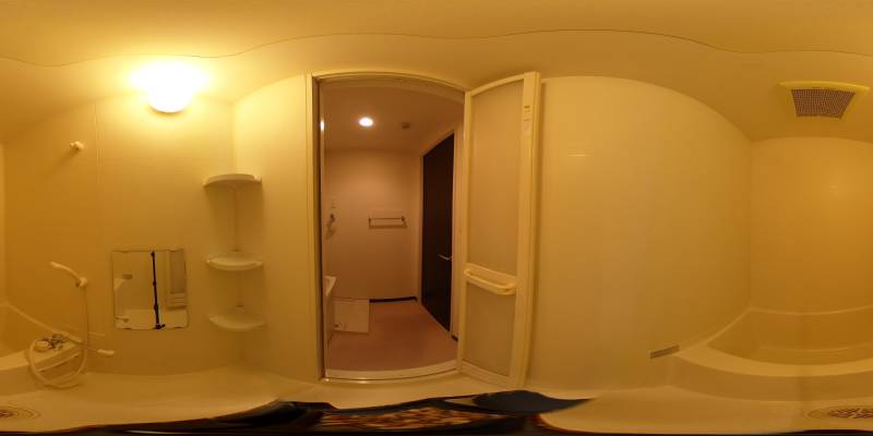 パノラマ画像バスルーム