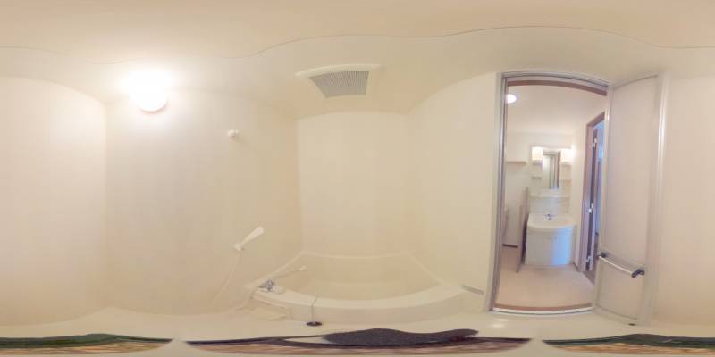 パノラマ画像バスルーム