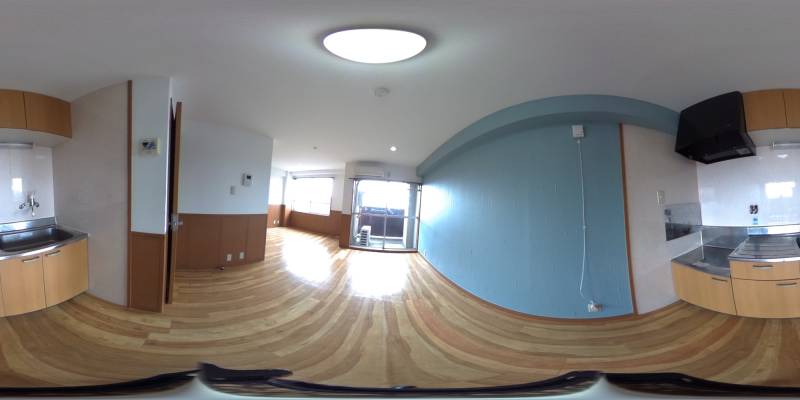 パノラマ画像キッチン