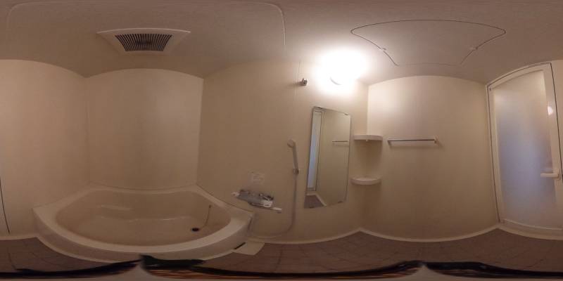 パノラマ画像バスルーム