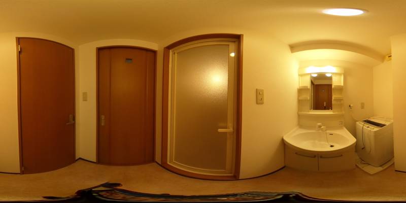 パノラマ画像洗面所