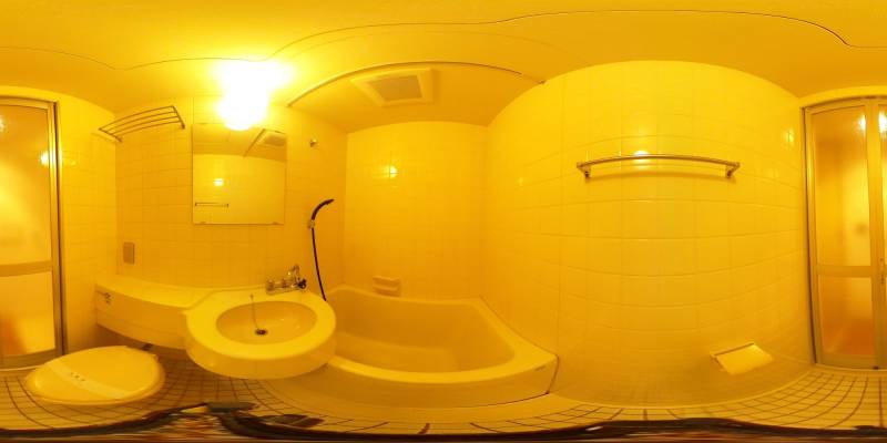 パノラマ画像バスルーム