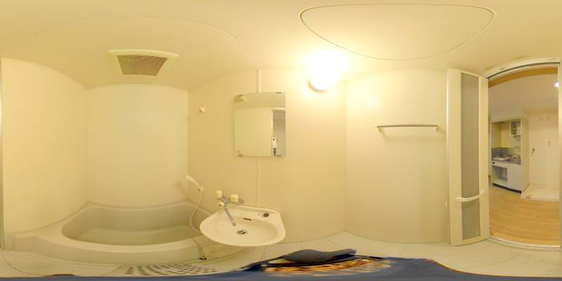 パノラマ画像バスルーム