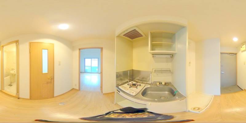 パノラマ画像キッチン