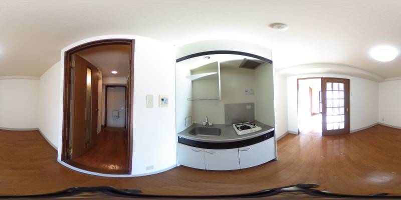 パノラマ画像キッチン