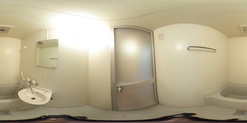 パノラマ画像バスルーム